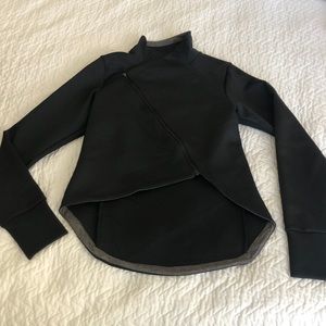 Asics asymmetrical zip up